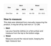 Women's Half Skirt Midwaist Pure Color Pleated Skirt Slimming A-line Skirt Sai Feel